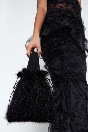 UTE | BAG METALLIC KNIT BLACK UTE | BAG METALLIC KNIT BLACK
