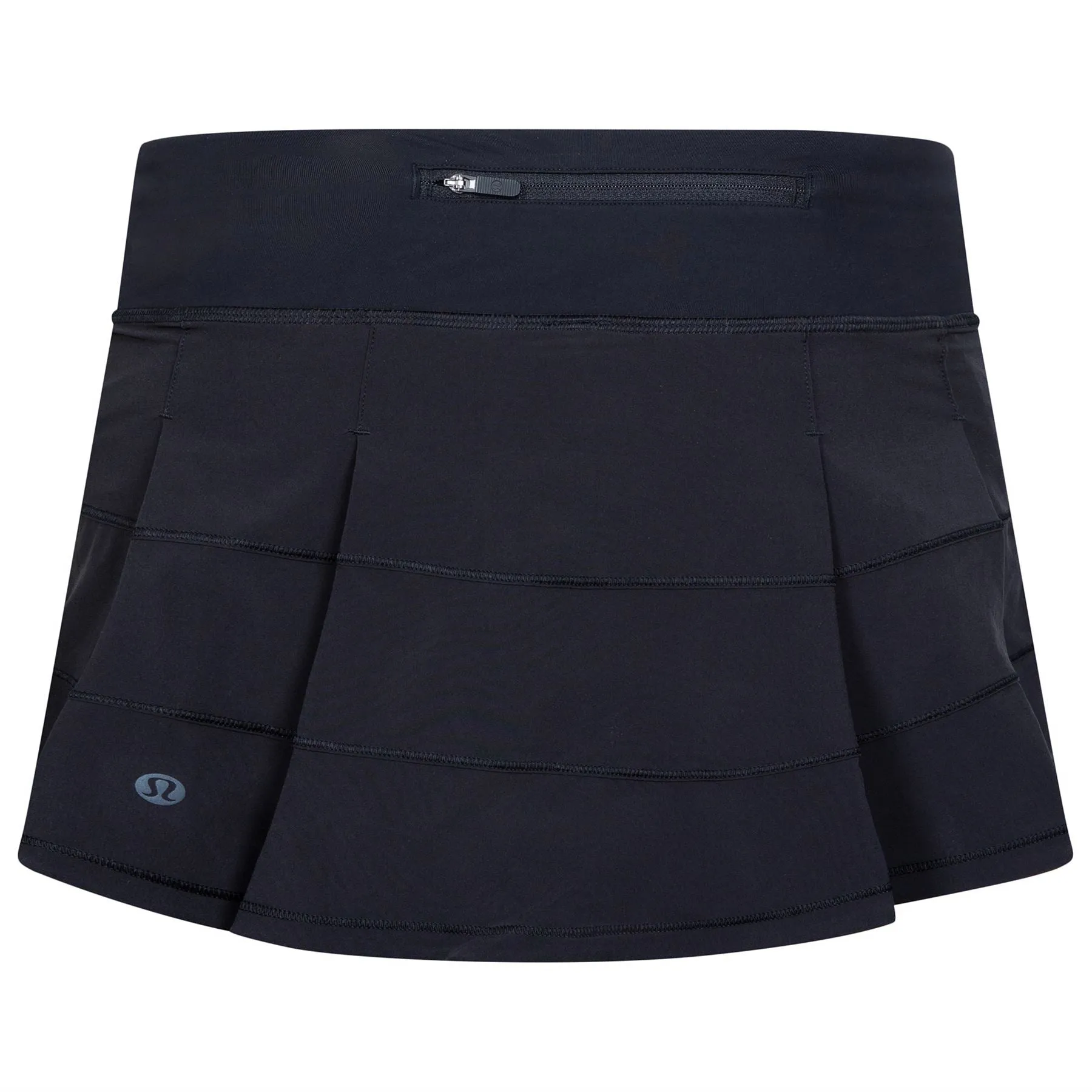 x TRENDYGOLF Womens Pace Rival Mid-Rise Skirt Black - AW23