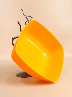 Yellow Plastic Serving Bowl/Container MB11 Yellow Plastic Serving Bowl/Container MB11