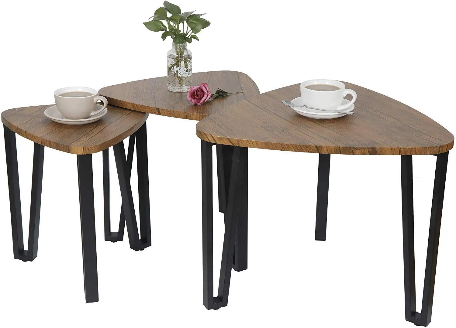 ZENY™  Nesting Coffee End Tables Modern Furniture Decor Side Table